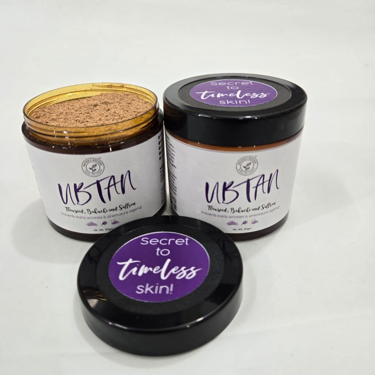 Flaxseed, Bakuchi and Saffron Ubtan